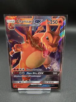 Pokemon Charizard GX TCG SM211 Black Star Promo Card Near Mint Condition Genuine - Image 1