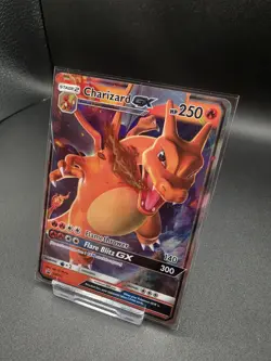 Pokemon Charizard GX TCG SM211 Black Star Promo Card Near Mint Condition Genuine - Image 2