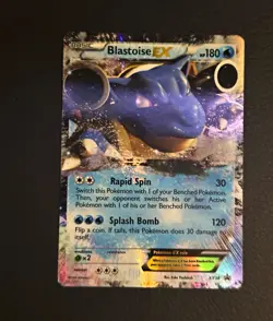 Pokemon TCG Blastoise EX XY30 XY Promos Holo Promo 180HP English 2014 - Image 1
