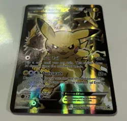 Pokemon TCG Pikachu EX XY124 XY Promo Holo English Pokemon NEAR MINT - Image 3