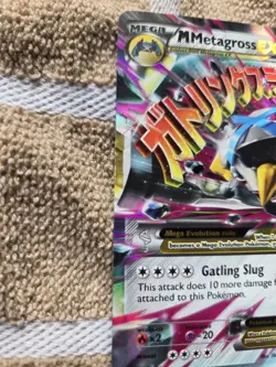 Pokemon M Metagross EX- XY35 -XY Holo- Black Star Promo LP - Image 4