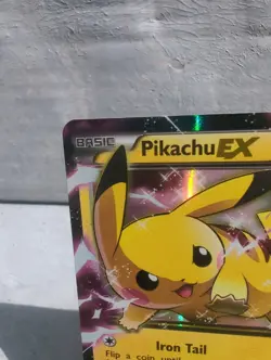 Pikachu EX XY84 Holo Promo Card XY Pokemon TCG English 2015 - Image 3