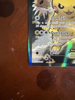 Pikachu EX XY124 XY Holo XY promo english pokemon card - Image 4