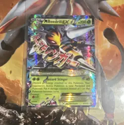 Nintendo Pokemon TCG M Beedrill EX XY Promos XY158 Promo Full Art Holo EN 200HP - Image 1