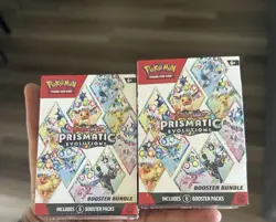 Pokemon TCG Prismatic Evolutions Booster Bundles -Lot Of 2 FACTORY SEALED - Image 1