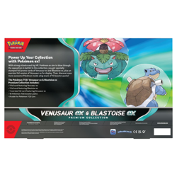 Set Of 2 Pokemon TGC Venusaur ex and Blastoise ex Premium Collection GameStop EX - Image 3
