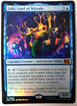 Loki, Lord of Misrule - FOIL - MTG Marvel Super Heroes Commander - 0628 NM - Image 1