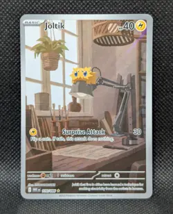 Pokemon TCG White Flare Joltik Illustration Rare Card 116/086 NM English Edition - Image 1