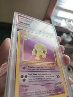PSA 6 1999 POKEMON FOSSIL HYPNO-HOLO 8 VINTAGE NEW CERT - Image 5