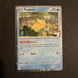 Psyduck 039/217 NM Cosmos Holo Play Stamp Prize Pack Series 9 Pokemon TCG - Image 1