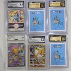 CGC Graded Pokemon Card Lot 6 Japanese Holo Lugia VSTAR Alakazam ex - Image 1