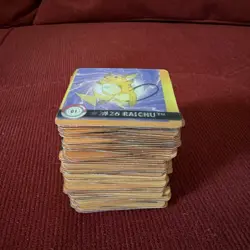 Vintage 1999 Pokemon 3D Action Flipz Premiere Edition Artbox Lot - 78 Total Card - Image 4