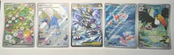 Pokemon TCG ME05: Pitch Black 5 Card Lot (4 IRs & 1 SIR Mega Zeraora EX 114/084 - Image 1