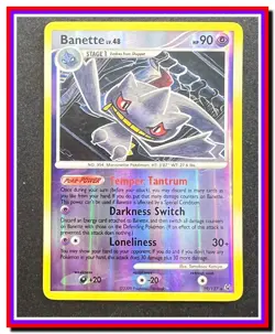 Pokemon TCG Banette Platinum Reverse Holo Rare Stage 1 HP 90 # /127 2009 - Image 1