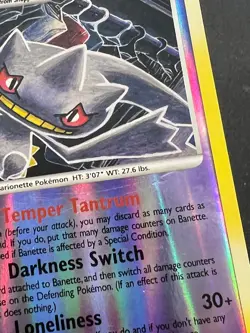 Pokemon TCG Banette Platinum Reverse Holo Rare Stage 1 HP 90 # /127 2009 - Image 2