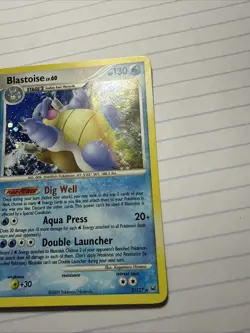 Pokemon Card - Blastoise 2/127 Holo Rare Platinum 2009 - NM-LP - Image 3