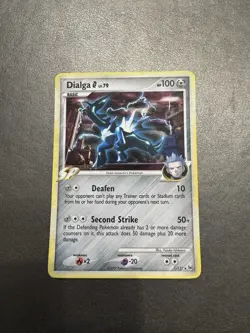 Pokemon Dialga G Holo Rare Card 7/127 Platinum - Image 1