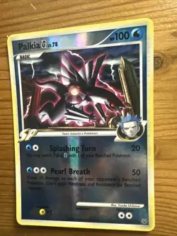 Pokemon Card Palkia G Lv. 78 12/127 Platinum Reverse Holo Rare NM - Image 1