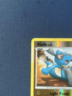 Riolu 91/127 REVERSE HOLO Platinum 2009 Pokemon TCG Card - MP - Image 2