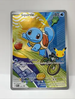 Pokemon TCG Squirtle 039 First Partner Illustration Promo Rare Mint Pack Fresh - Image 1