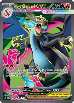 The Pokemon Company Pokemon TCG Mega Charizard X EX 109/094 Ultra Rare Holo EN - Image 1