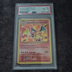 Pokemon Charizard XY Evolutions Holo TCG Card 11/108 PSA 8 - Image 1