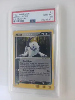 Pokemon TCG 2003 EX Dragon Absol Holo Rare #1 English PSA 10 - Image 2