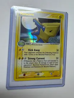 Manectric 8/100 EX Crystal Guardians STAMPED Reverse Holo TCG POKEMON English - Image 2