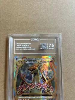 Pokemon TCG M Charizard EX #101/108 Evolutions 2016 TAG 7.5 Full Art Holo - Image 3