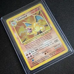 Charizard 4/102 Base Set Holo Rare 1999 English Pokemon TCG 120 HP - Image 2
