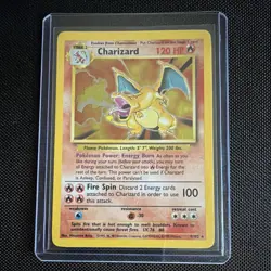 Charizard 4/102 Base Set Holo Rare 1999 English Pokemon TCG 120 HP - Image 3