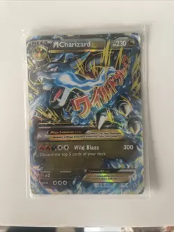 Pokemon Mega Charizard(X) Flashfire EX Holo Card #69/106 Heavily PlayedCondition - Image 1