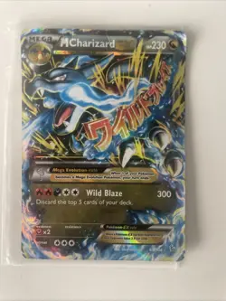 Pokemon Mega Charizard(X) Flashfire EX Holo Card #69/106 Heavily PlayedCondition - Image 3