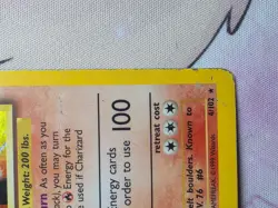 Pokemon TCG Base Set Charizard Holo Rare 4/102 English 1999 Wizards 120 HP - Image 3