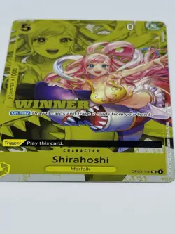 Shirahoshi (Winner Pack Vol. 6) OP03-116 UC Foil One Piece Promotion Cards LP - Image 2