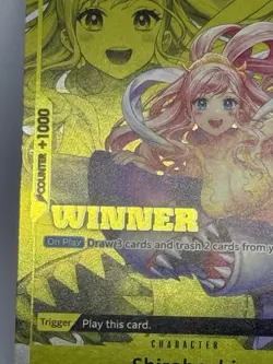 Shirahoshi (Winner Pack Vol. 6) OP03-116 UC Foil One Piece Promotion Cards LP - Image 3