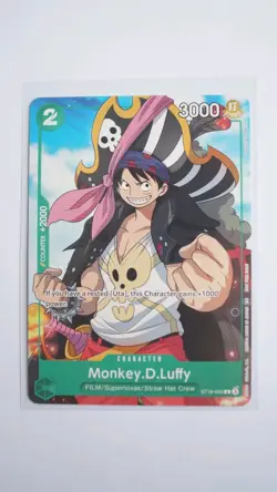 Monkey D Luffy ST16-005 Welcome Pack Vol. 2 One Piece Promotion Card TCG - Image 1