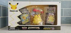 Pokemon TCG Celebrations Premium Figure Collection Pikachu VMAX Box 25 Cards - Image 1