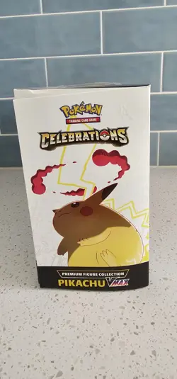 Pokemon TCG Celebrations Premium Figure Collection Pikachu VMAX Box 25 Cards - Image 4