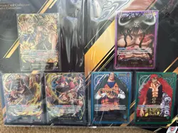 Bandai One Piece Card Game Premium Card Collection Leader English ver 5 sets - Image 2