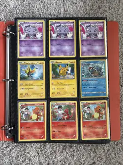 Pokemon Card Binder Collection 153 Cards Mid Era/Vintage LP-MP - Image 1