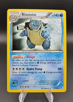 Blastoise 31/149 - Boundaries Crossed Pokemon TCG 2012 - NM Unplayed - Image 1