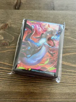 65 Card Sleeves - Mega Charizard X UPC Ultra Premium Collection - Pokemon TCG - Image 1