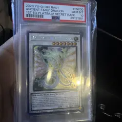 2023 YU-GI-OH! RA01-25TH ANV RARITY COLL #EN030 ANCIENT FAIRY DRAGON PSA 10 - Image 1