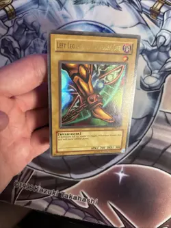 (64) Yu-Gi-Oh Left Leg Of The Forbidden One LOB-121 Unlimited Ultra Rare MP/LP - Image 3