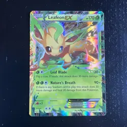 Pokemon TCG Leafeon EX 10/83 Holo Rare XY Generations LP Near Mint - Image 1
