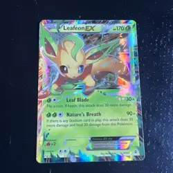 Pokemon TCG Leafeon EX 10/83 Holo Rare XY Generations LP Near Mint - Image 3