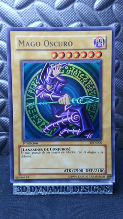 | Yugioh SPANISH Dark Magician BIY-S006 (SDY-006) Ultra Rare 1ST Edition HP 🔥 | - Image 1