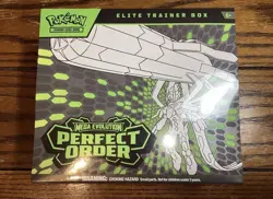 Pokemon TCG Mega Evolution Perfect Order Elite Trainer Box Sealed - Image 1