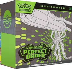 Pokemon TCG Mega Evolution Perfect Order ETB Elite Trainer Box - Image 1